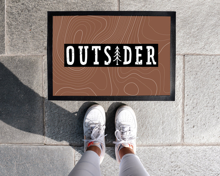 Fußmatte 'Outsider' Design 2 | 35x50 cm, 40x60 cm, 50x70 cm - verschenkich.de