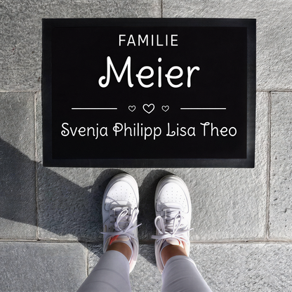 Fußmatte mit Namen | Familie 2
