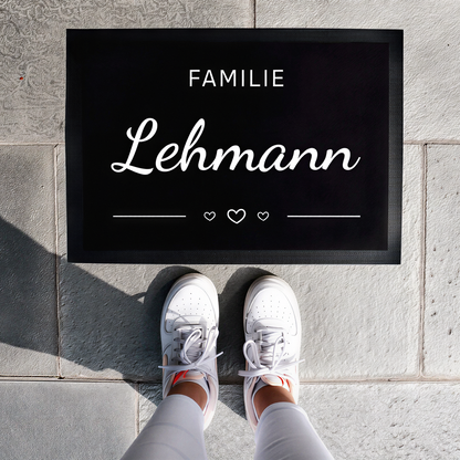 Fußmatte mit Familienname | Familie 3