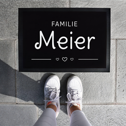 Fußmatte mit Familienname | Familie 4