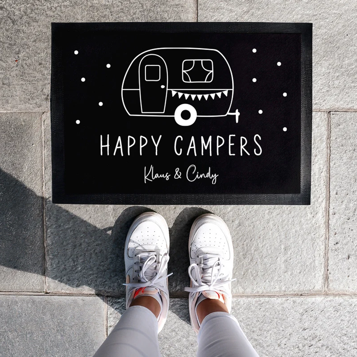 Fußmatte mit Namen | Happy Campers