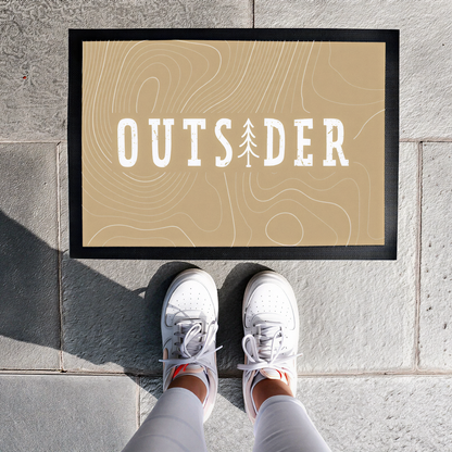 Fußmatte mit Spruch | Outsider | Design 1