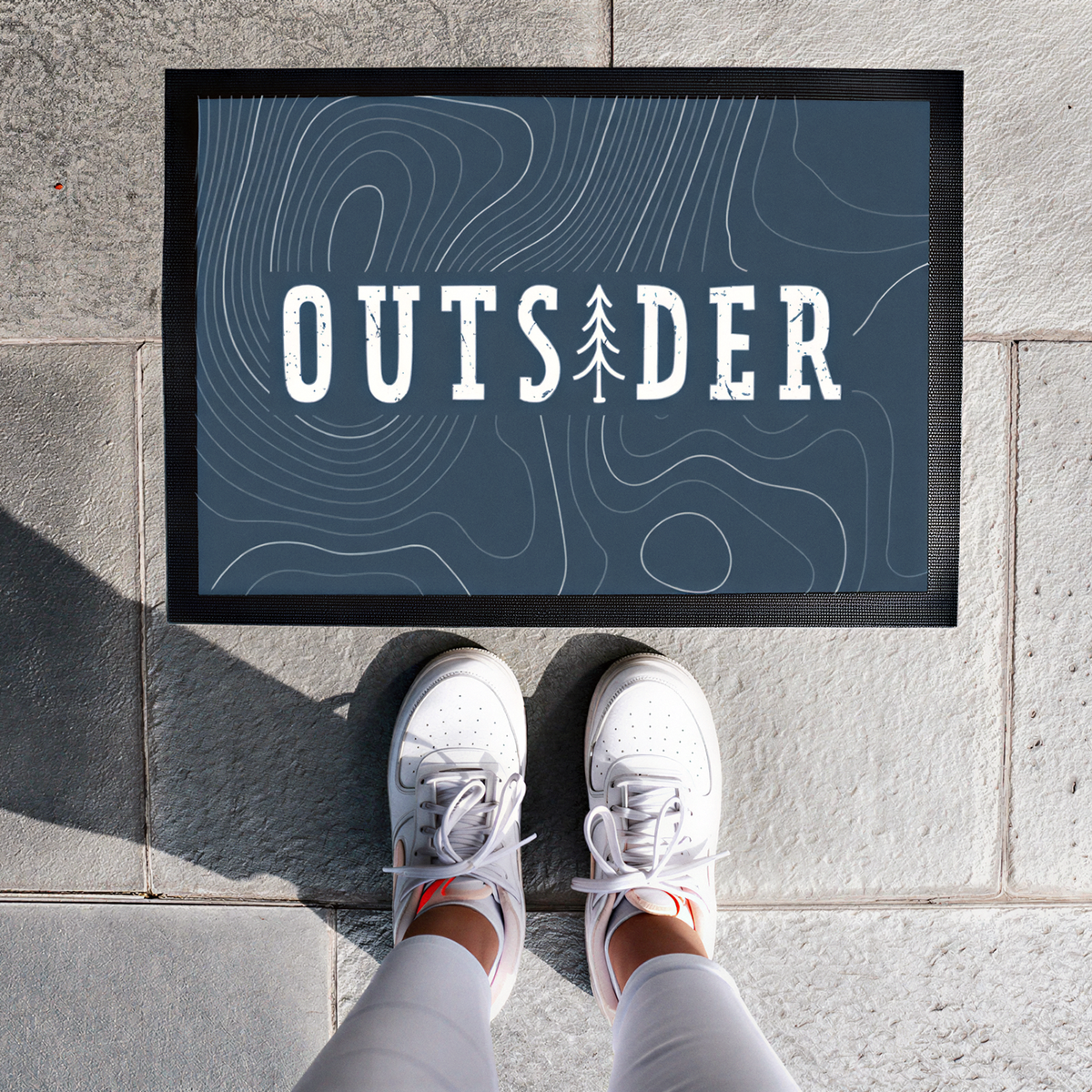 Fußmatte mit Spruch | Outsider | Design 1