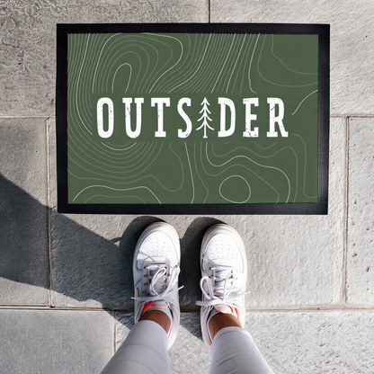 Fußmatte mit Spruch | Outsider | Design 1