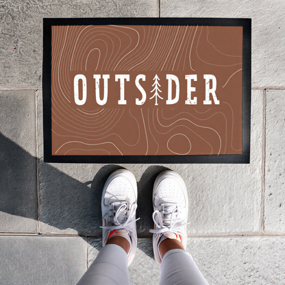 Fußmatte mit Spruch | Outsider | Design 1