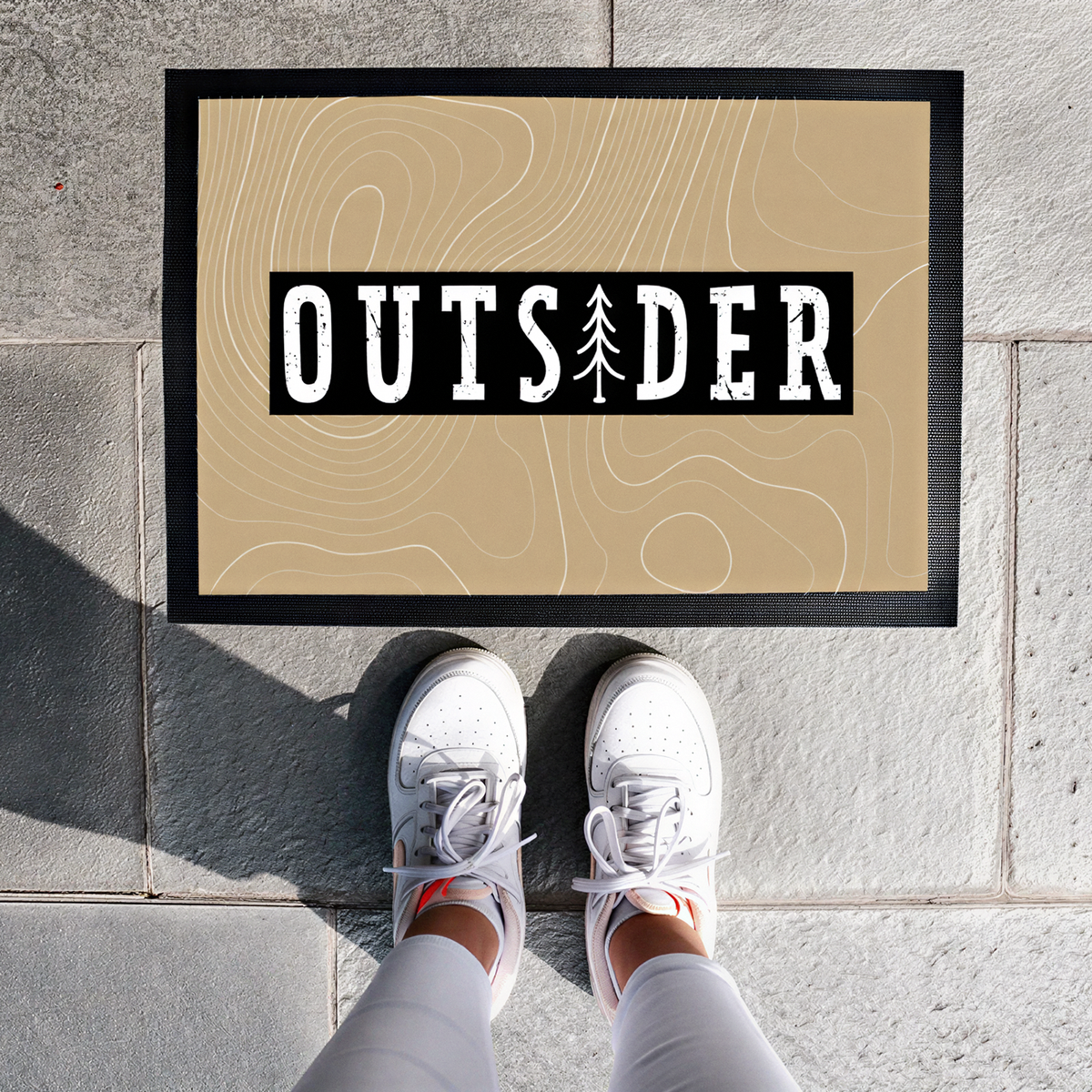 Fußmatte mit Spruch | Outsider | Design 2