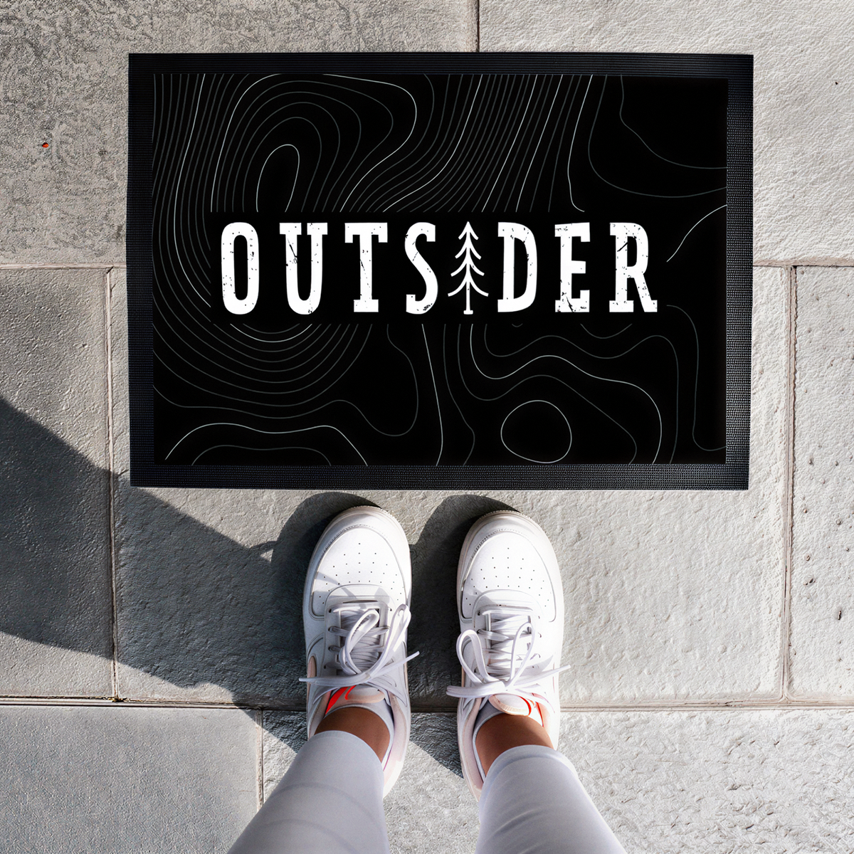 Fußmatte mit Spruch | Outsider | Design 2