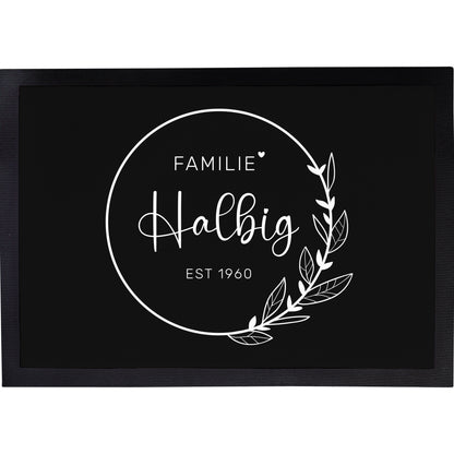 Fußmatte mit Familienname | Familie 6