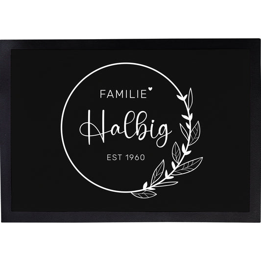 Fußmatte mit Familienname | Familie 6