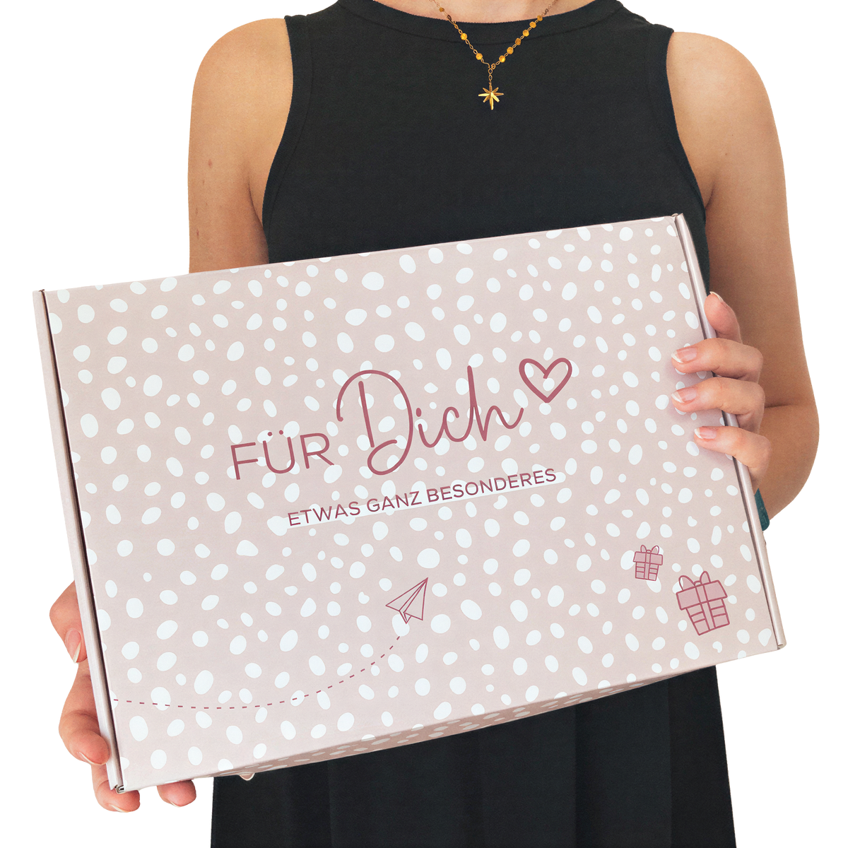 Geschenkbox | Geschenkkarton | passend für Textilien, Grillschürze, Stofftasche und Turnbeutel