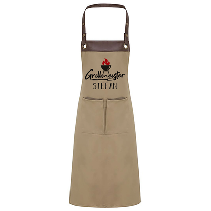 Grillschürze mit Name | Grillmeister