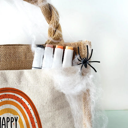 Jute Pocket Tasche mit Namen | Halloween 5