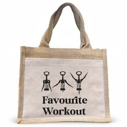 Jute Pocket Tasche | Favourite Workout