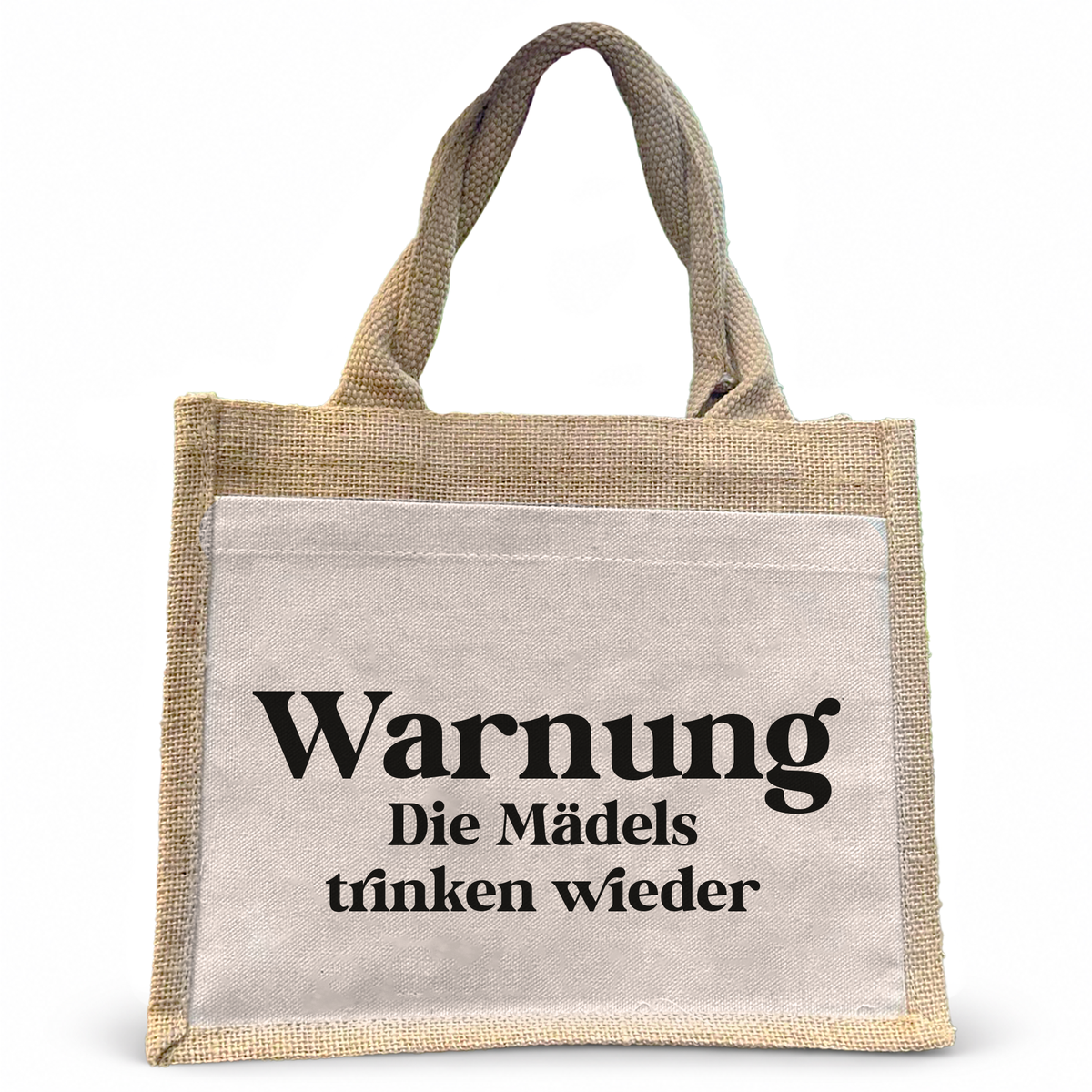 Jute Pocket Tasche | Die Mädels trinken wieder