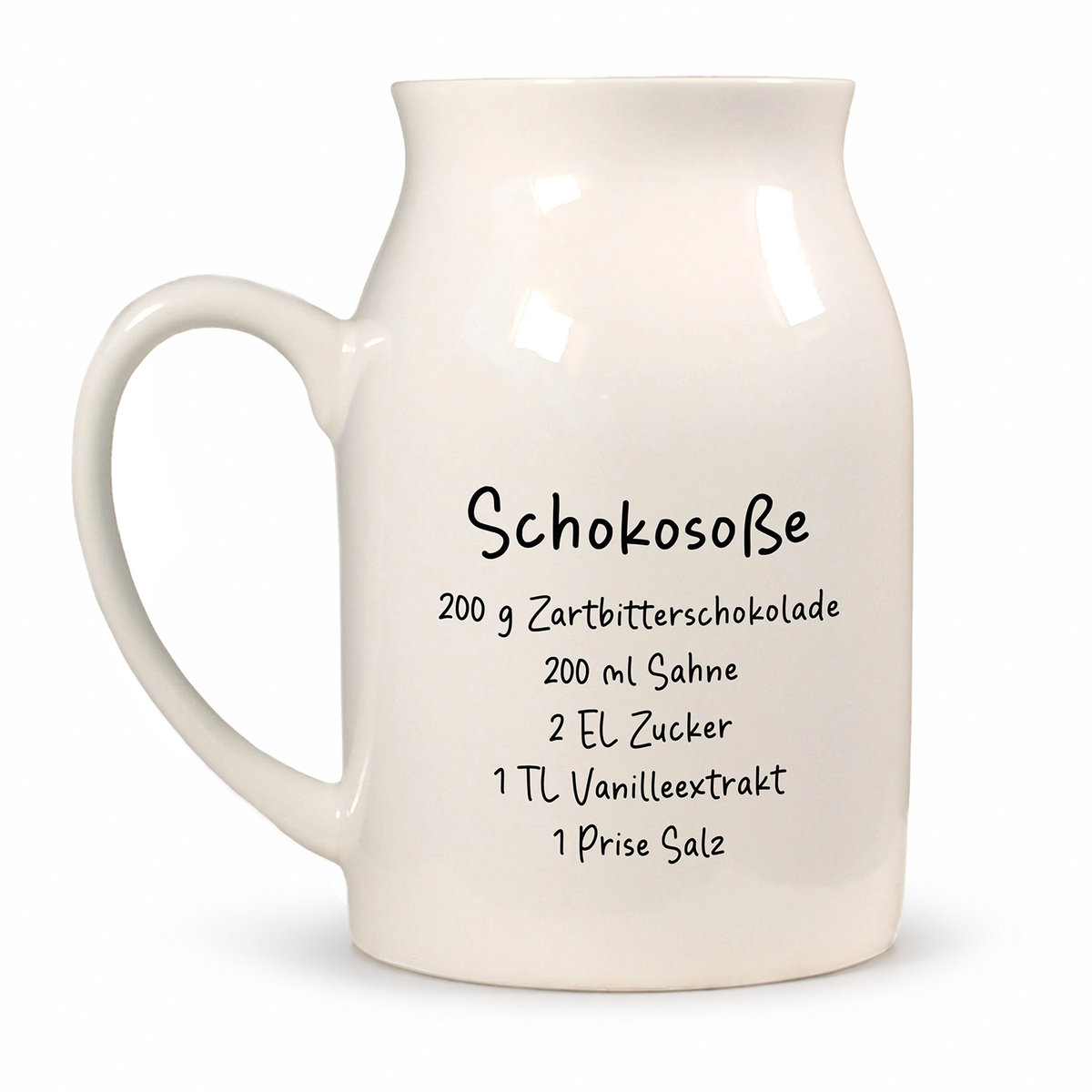 Keramik Kännchen | 500 ml | Schokosoße + Vanillesoße