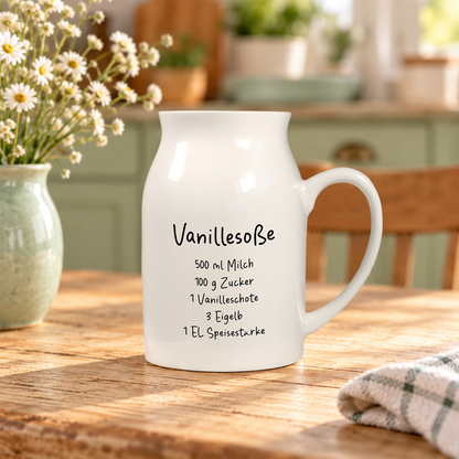 Keramik Kännchen | 500 ml | Schokosoße + Vanillesoße