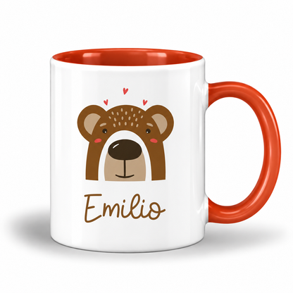 Keramik Tasse mit Name | Bär