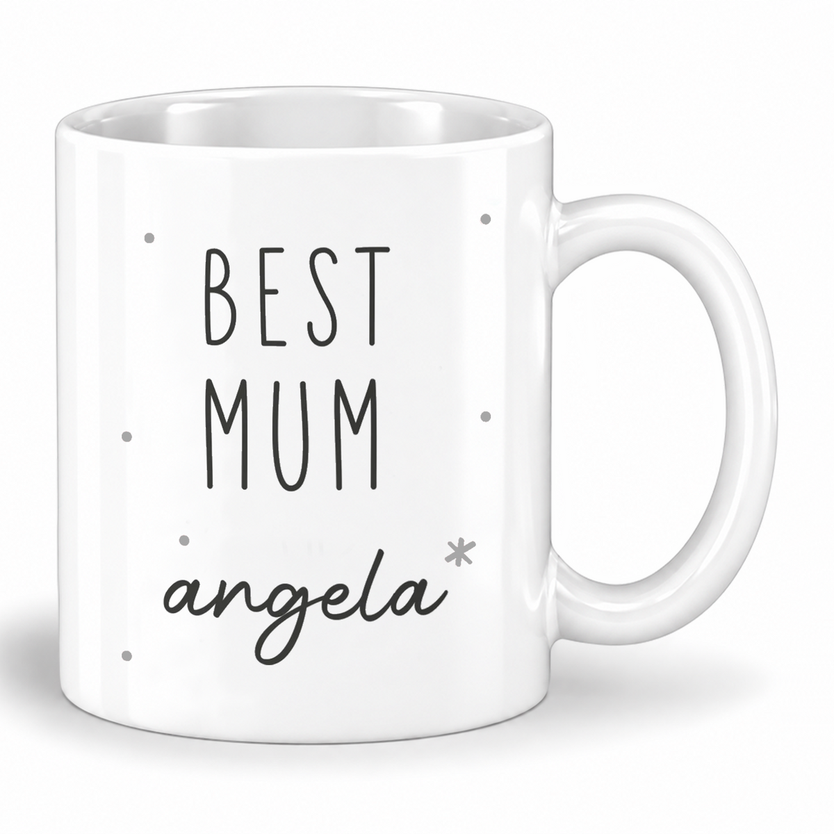 Keramik Tasse mit Name | Best (Bonus) Mum
