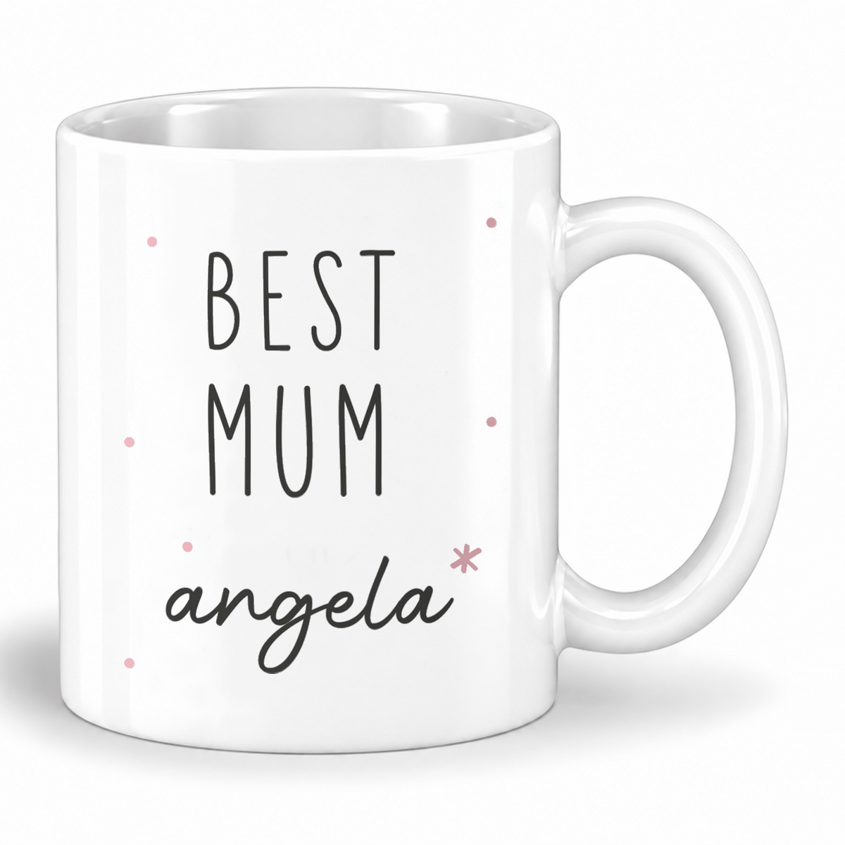 Keramik Tasse mit Name | Best (Bonus) Mum