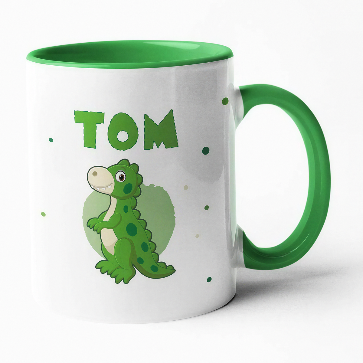 Keramik Tasse mit Namen | Dino 6 | Tyrannosaurus Rex