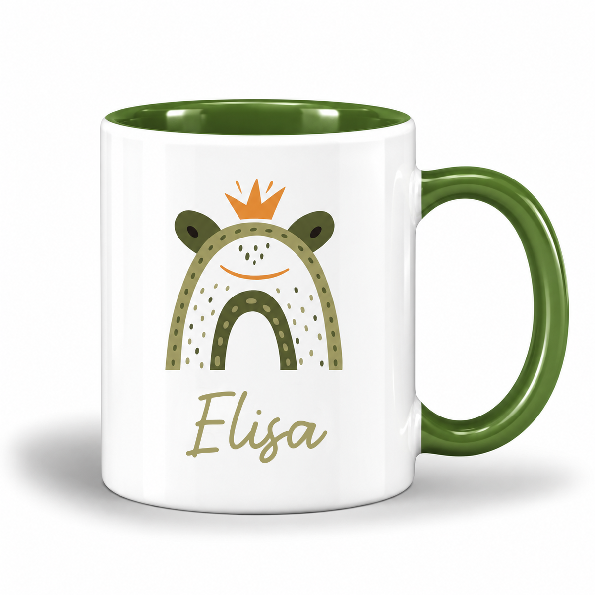 Keramik Tasse mit Name | Frosch König