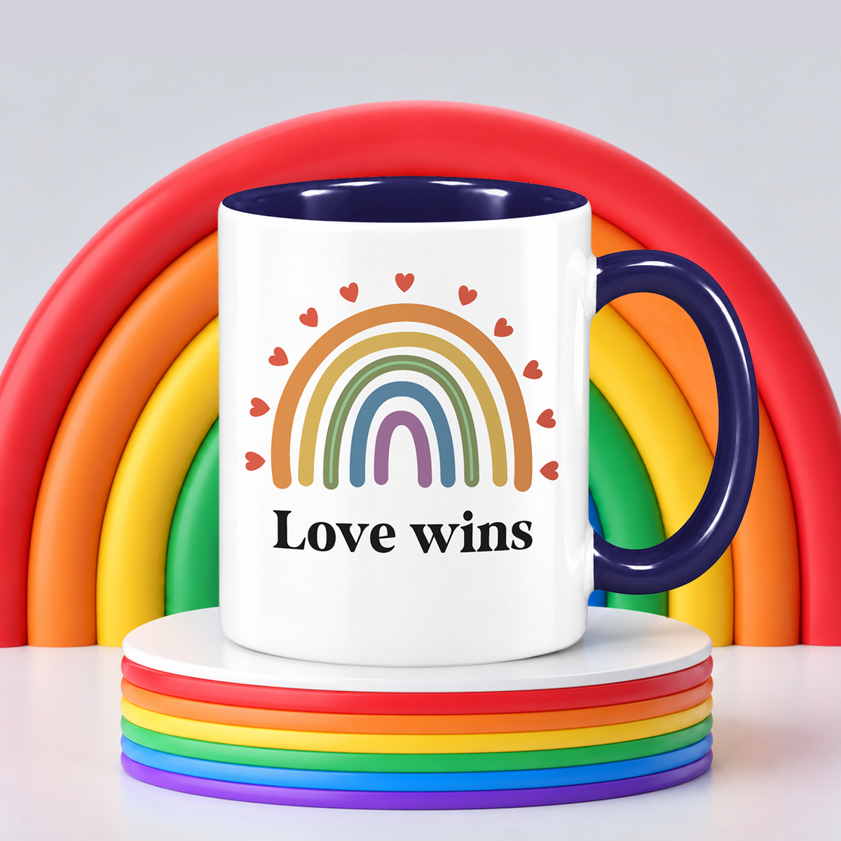 Keramik Tasse | Love wins