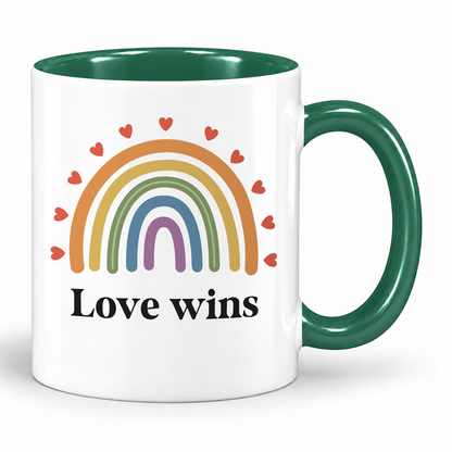 Keramik Tasse | Love wins