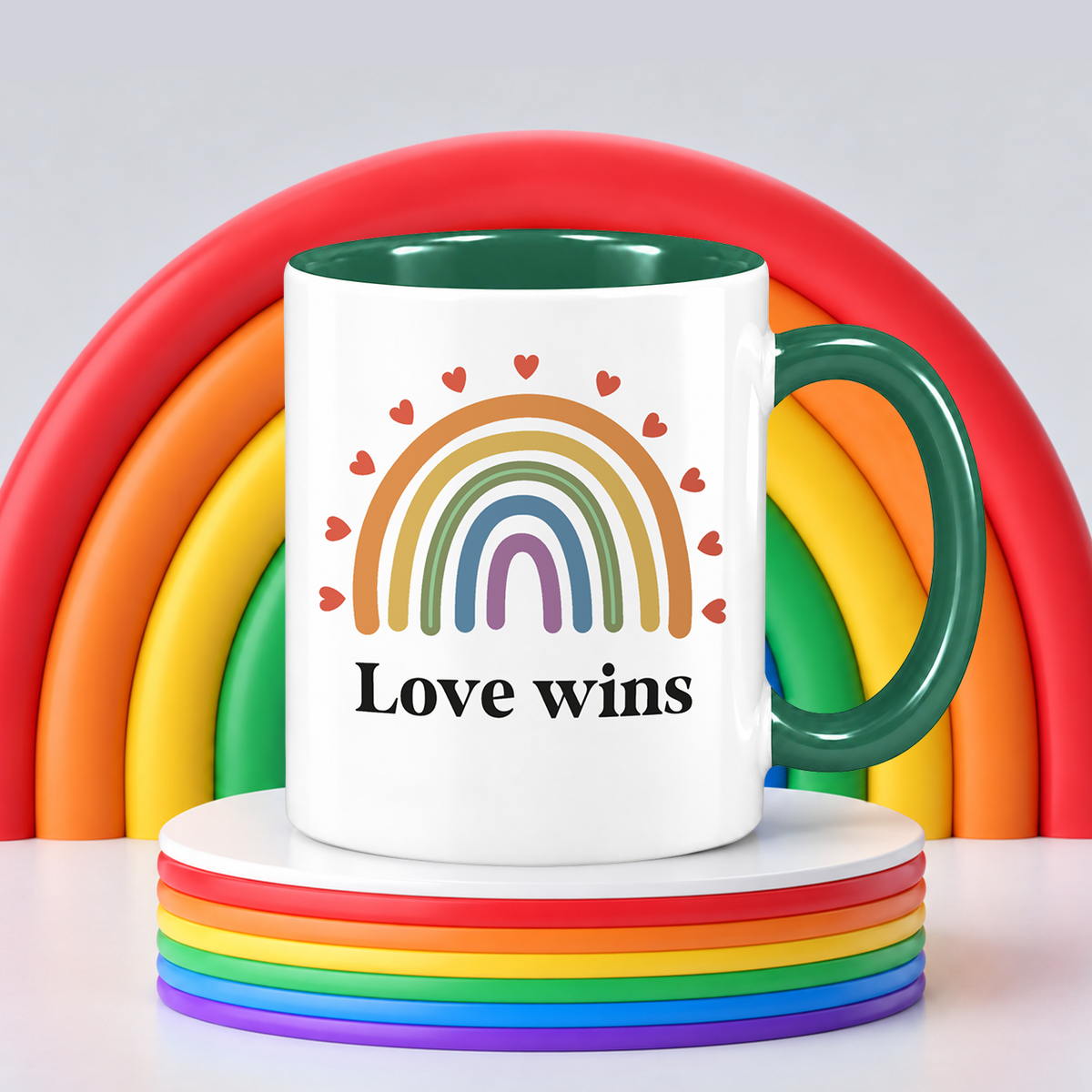 Keramik Tasse | Love wins