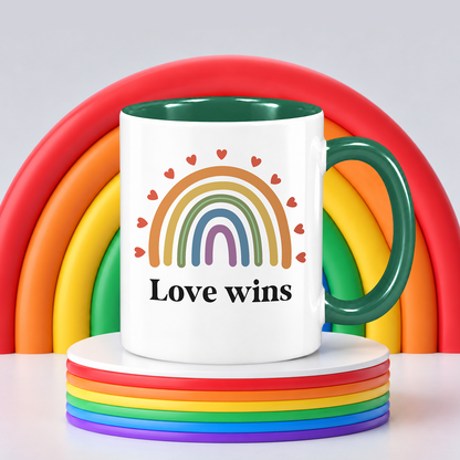 Keramik Tasse | Love wins