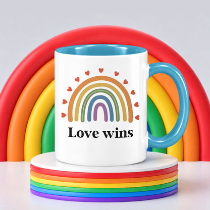 Keramik Tasse | Love wins