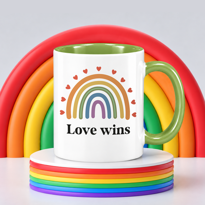 Keramik Tasse | Love wins