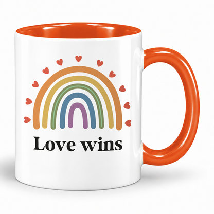 Keramik Tasse | Love wins