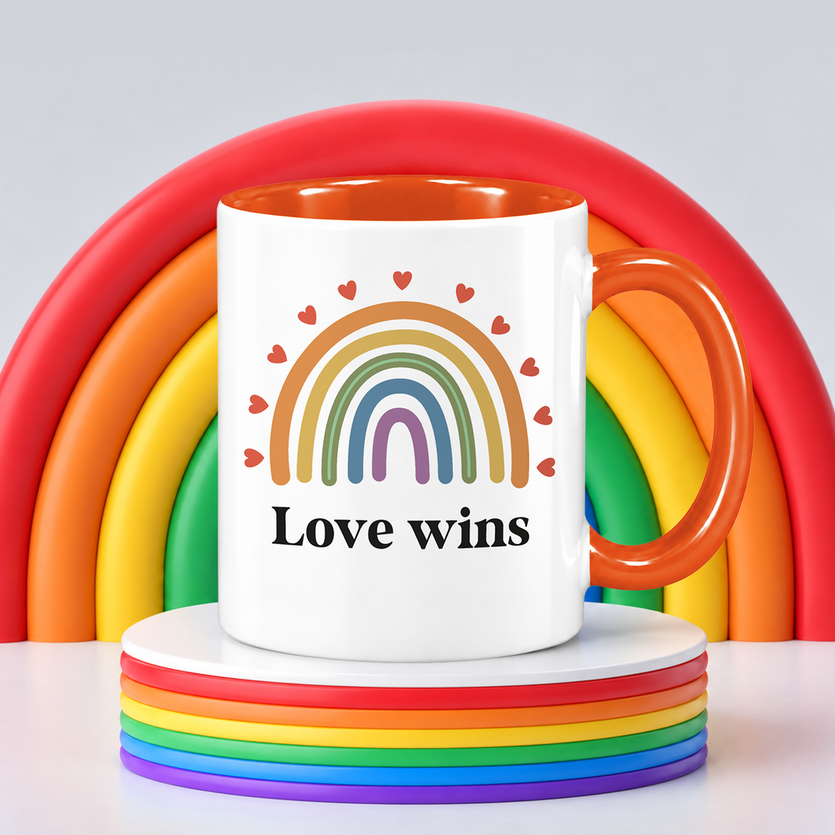 Keramik Tasse | Love wins