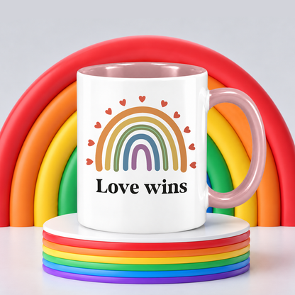 Keramik Tasse | Love wins