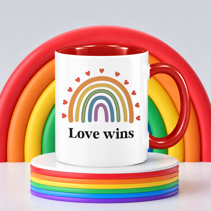 Keramik Tasse | Love wins