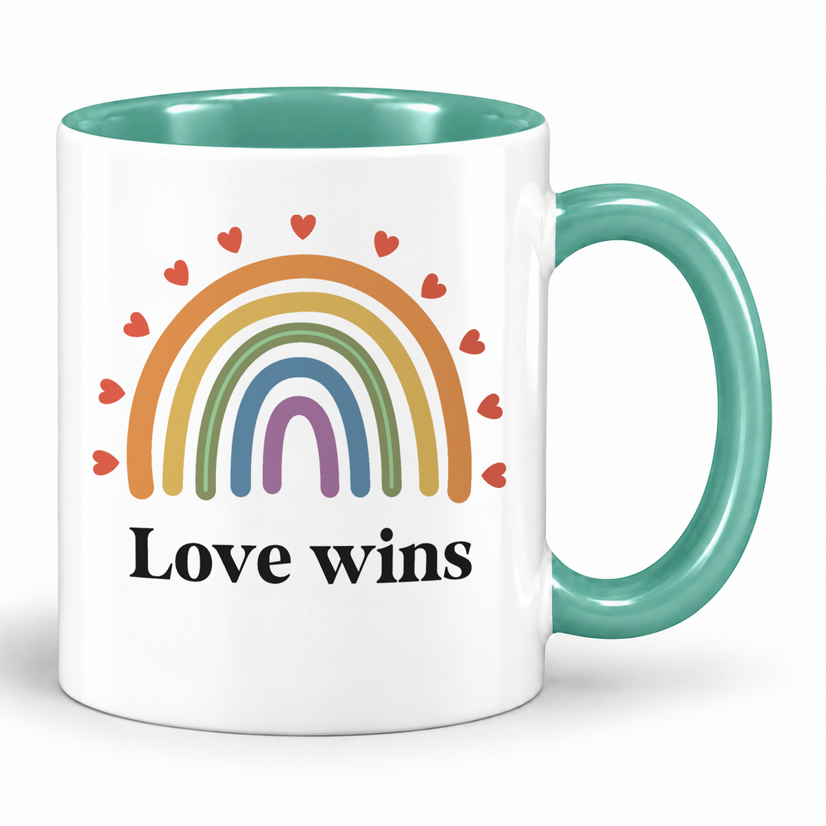 Keramik Tasse | Love wins