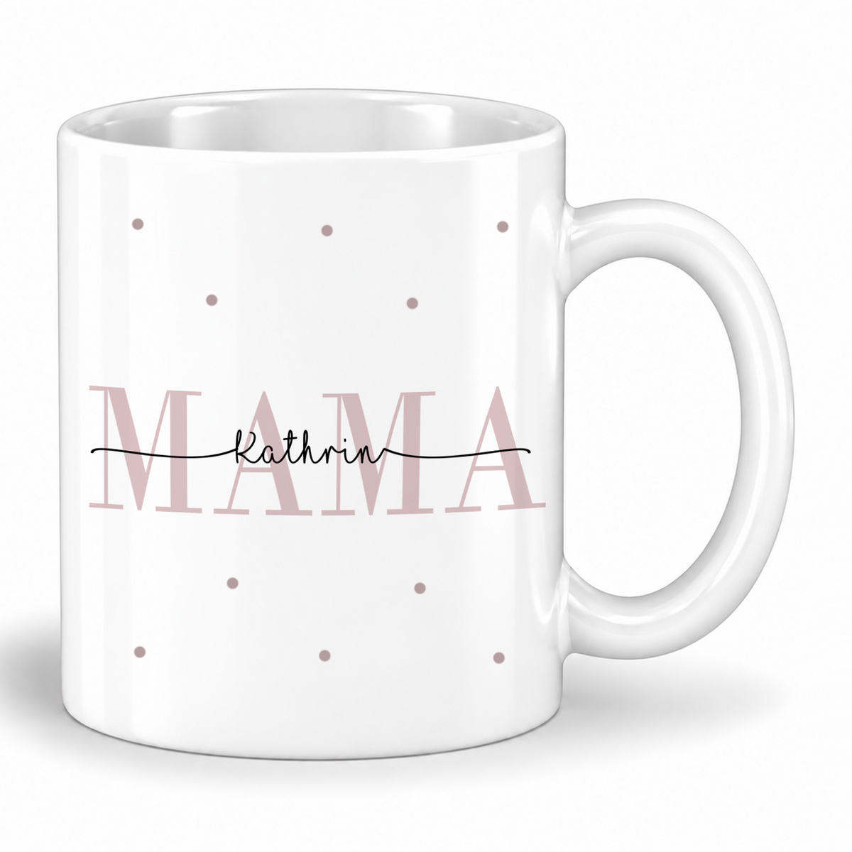 Keramik Tasse mit Namen + Kinder Geburtsjahr | Mama