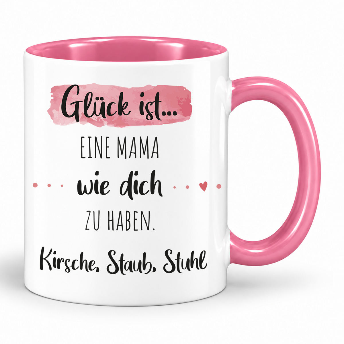 Keramik Tasse mit Name | Glück ist eine Mama wie dich zu haben