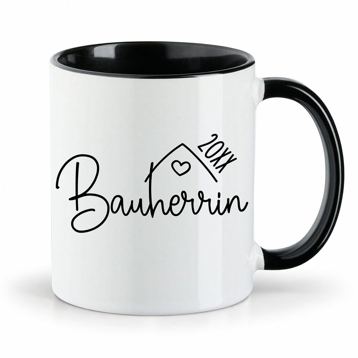 Keramik Tassen-Set oder einzeln mit Jahreszahl | Bauherr + Bauherrin 1