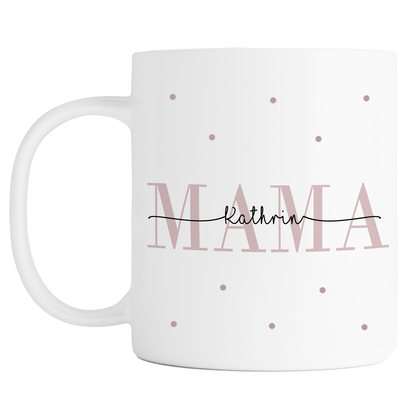 Keramik Tasse mit Namen + Kinder Geburtsjahr | Mama - verschenkich.de