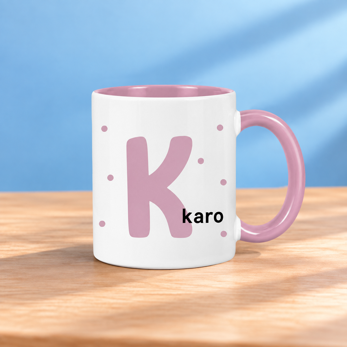 Keramik Tasse mit Namen | Initiale