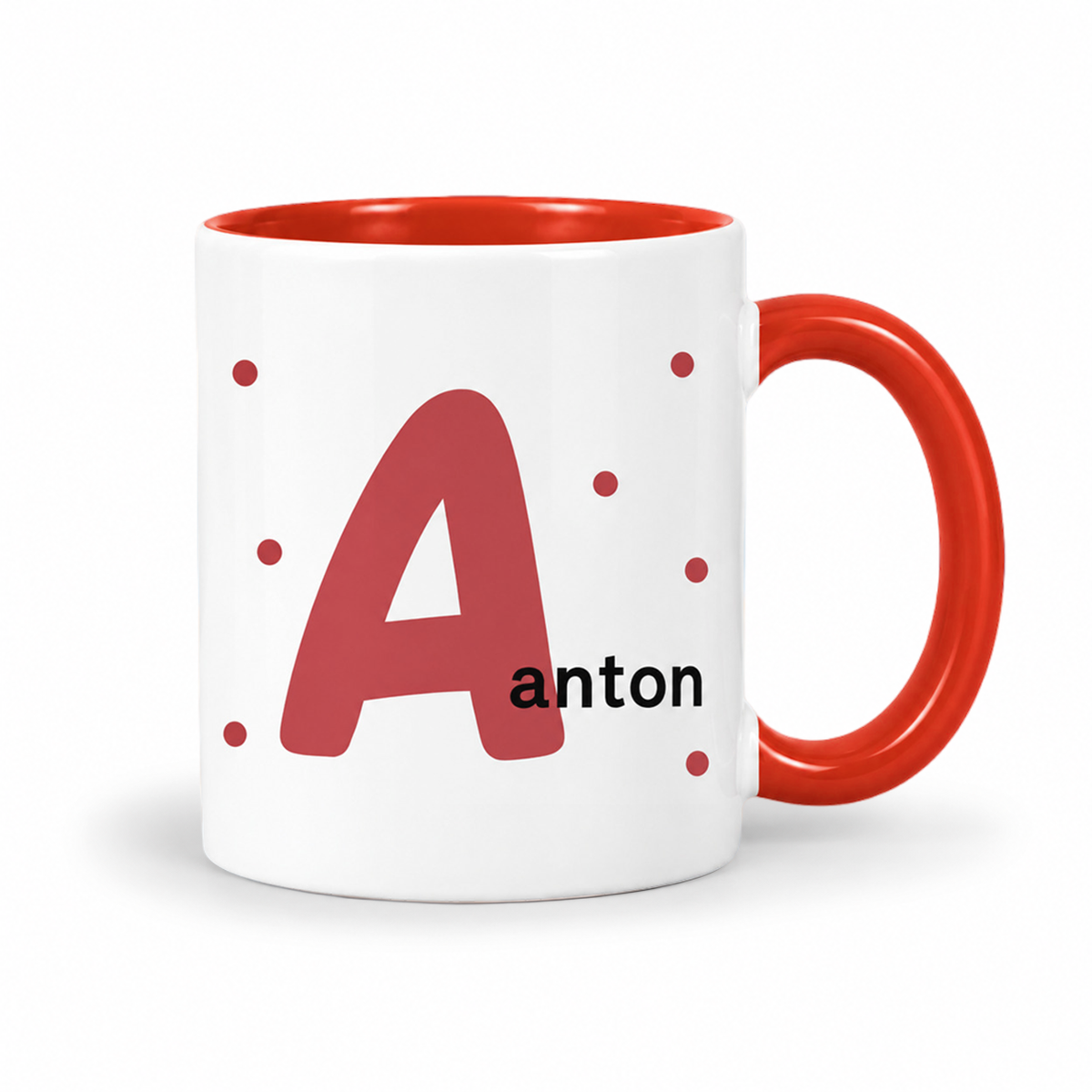 Keramik Tasse mit Namen | Initiale