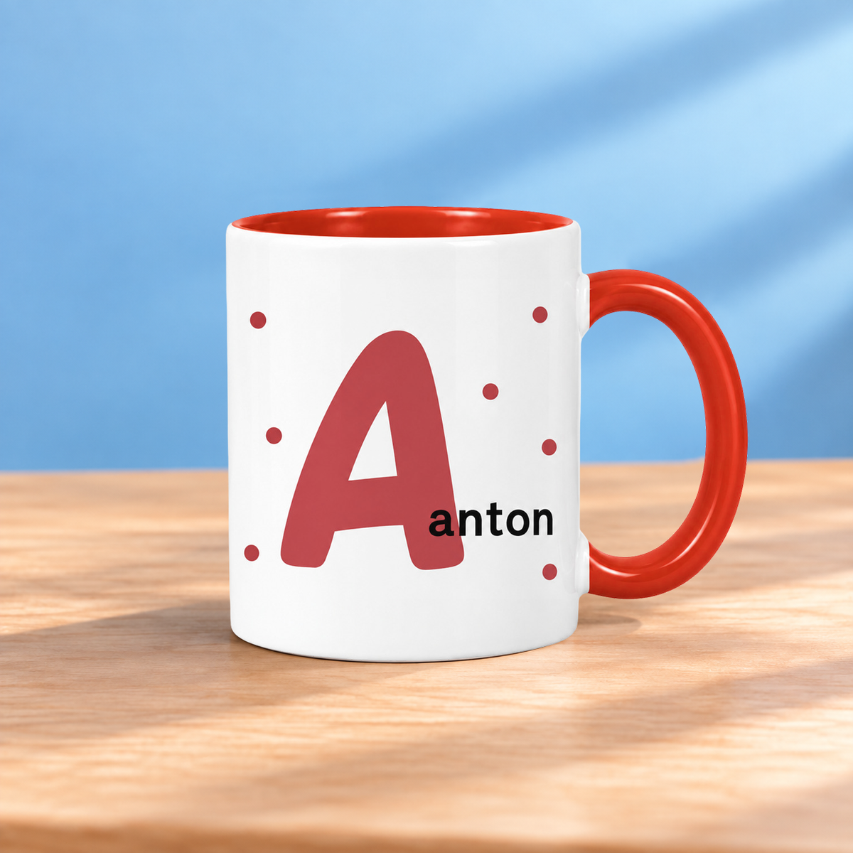 Keramik Tasse mit Namen | Initiale