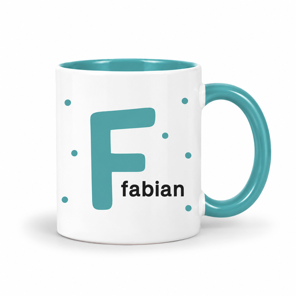 Keramik Tasse mit Namen | Initiale