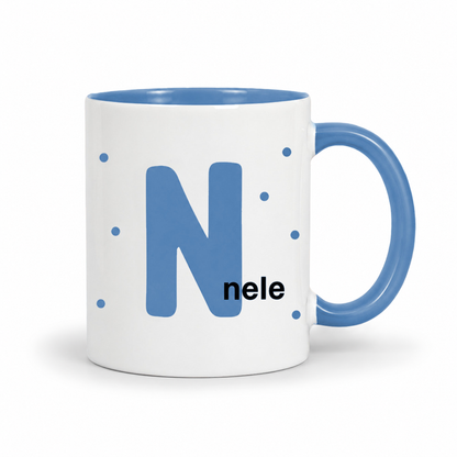 Keramik Tasse mit Namen | Initiale
