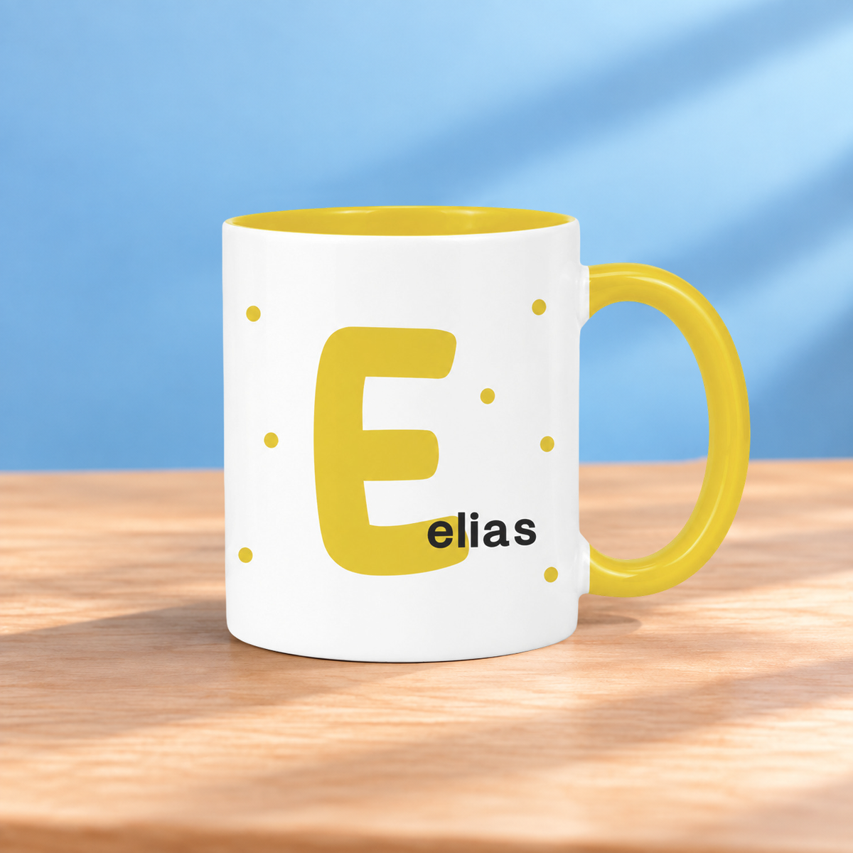 Keramik Tasse mit Namen | Initiale