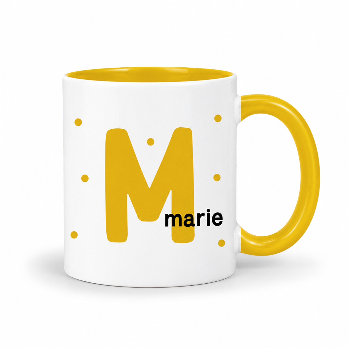 Keramik Tasse mit Namen | Initiale
