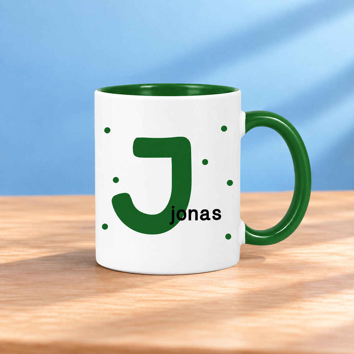 Keramik Tasse mit Namen | Initiale
