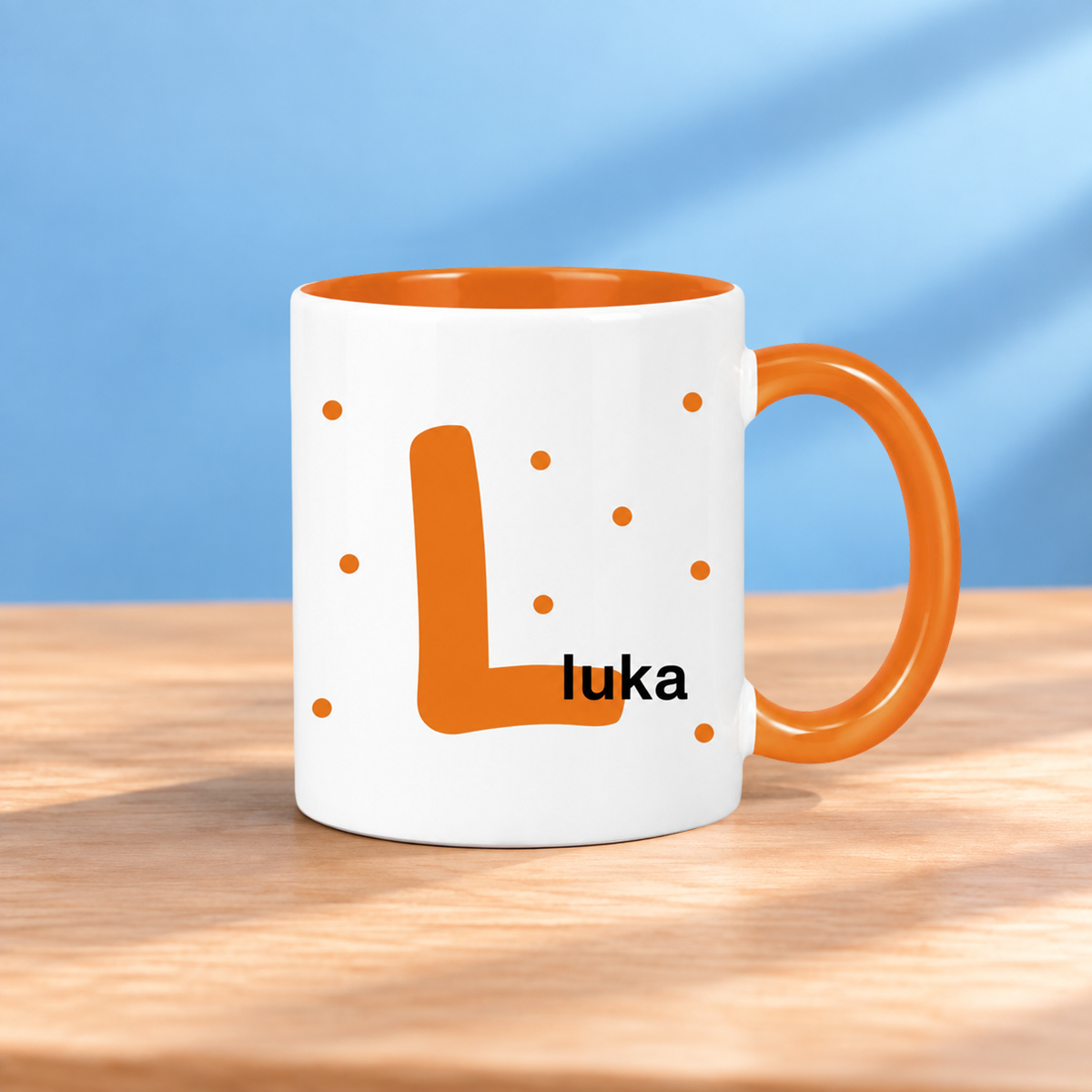 Keramik Tasse mit Namen | Initiale