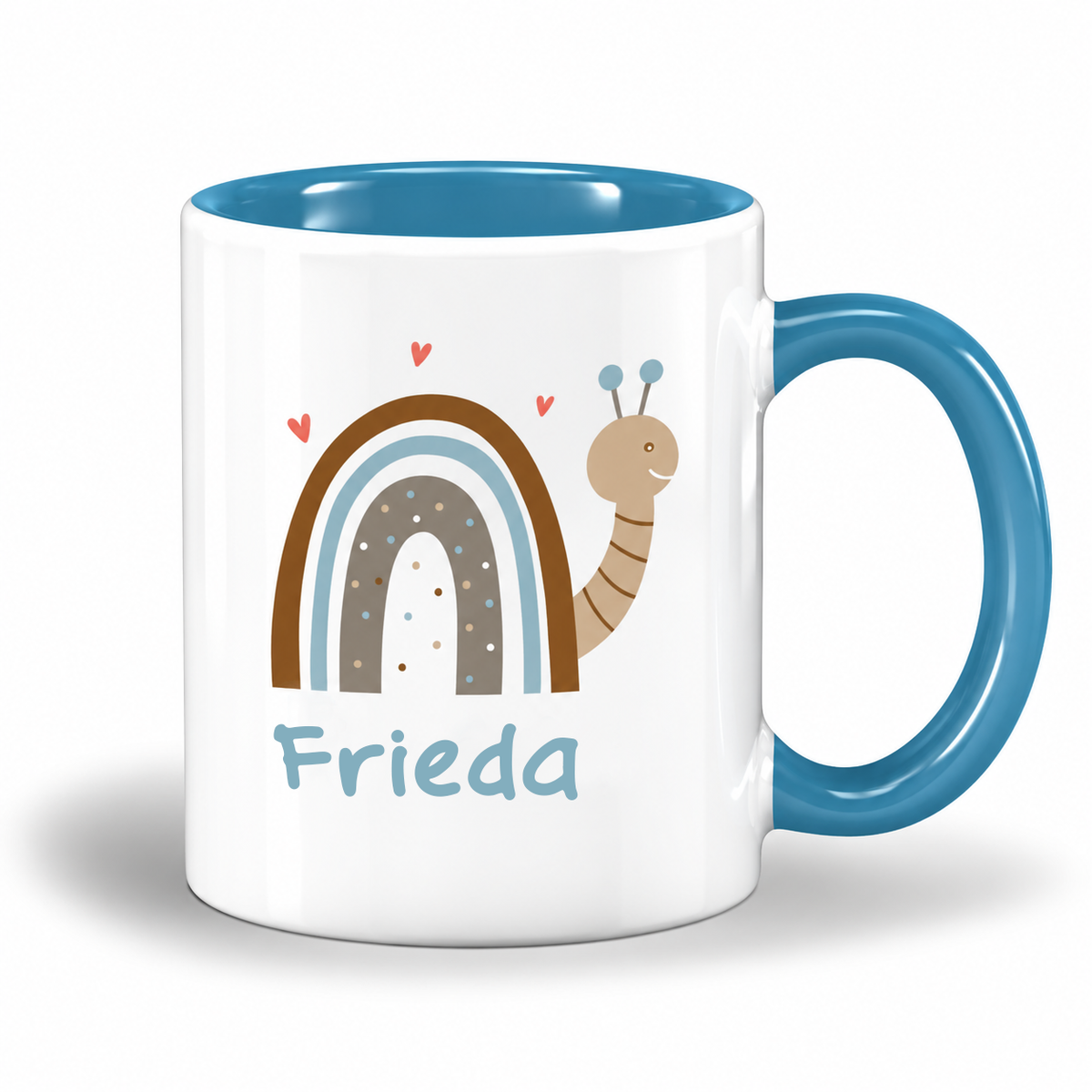 Keramik Tasse mit Name | Schnecke